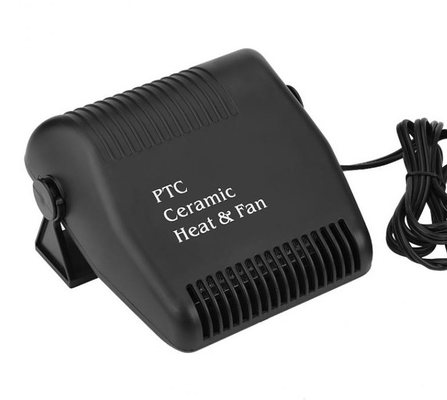 color del negro de 150w 12v Mini Portable Car Heaters Electric de largo vida laboral