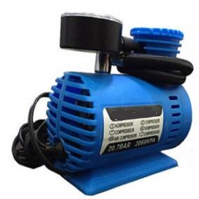 250 compresor de aire plástico azul de la PSI 12v con el conector encendedor