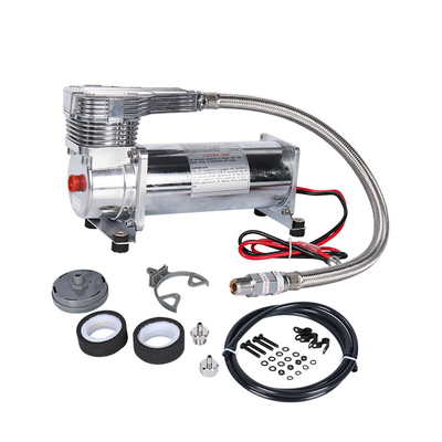 Compresor de aire portátil de acero cromado rápido 12v de servicio pesado para automóviles todoterreno