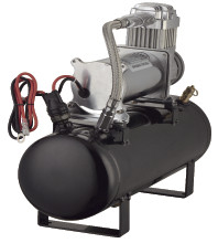 Un buen precio. Compresor de aire resistente con el tanque 12V el tanque del aire de 120 a 150 PSI en línea