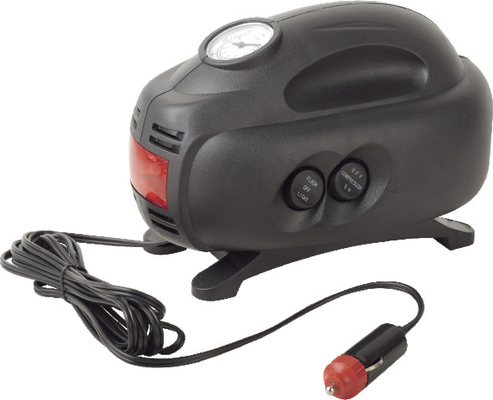 3 en 1 compresor de aire portátil de la medida 12v de la presión de la lámpara/compresor de aire auto