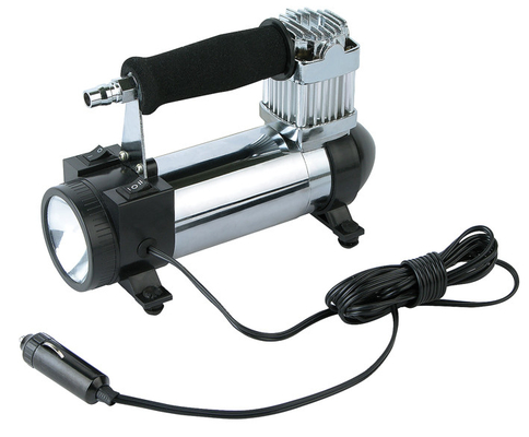 3 en 1 plata y negro del compresor de aire del metal con Kit Portable And Fast Inflation