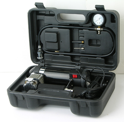 Un buen precio. 3 en 1 plata y negro del compresor de aire del metal con Kit Portable And Fast Inflation en línea