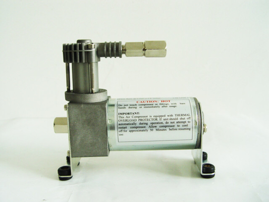Un buen precio. Sola bomba de la suspensión del aire de 120psi Chrome manguera inoxidable YURUI 6273R de la ventaja de 12 voltios en línea
