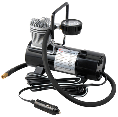Compresor de aire del vehículo del coche eléctrico del metal de YuRui YF661B 150 PSI con CE del mechero