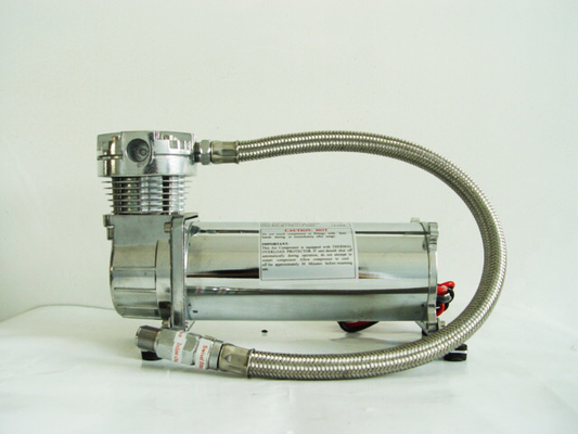 Un buen precio. Solo material de plata y negro de Chrome del compresor de la suspensión del aire 200psi en línea