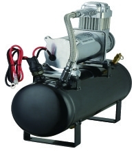 Un buen precio. 150 PSI 12V a bordo el compresor de aire con el compresor de aire portátil del tanque de 1,5 galones 4x4 en línea