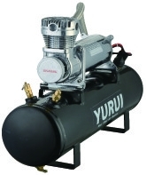 Un buen precio. equipo a bordo resistente portátil del compresor de aire de los sistemas de aire 12V 200 PSI el tanque de 2,5 galones en línea