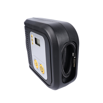 Compresor de aire de plástico portátil para automóviles pantalla digital Dc12v bomba de neumáticos de hinchazón con bolsa de tela de lámpara