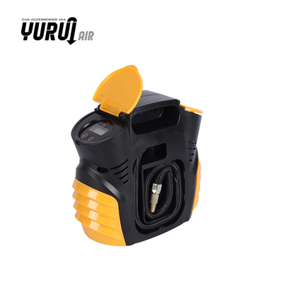 Bomba de aire de coche portátil DC12V ABS con medidor digital para el inflado de neumáticos de coche