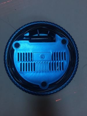 El neumático azul real formó la bomba del neumático del coche eléctrico, compresor de aire del neumático con la manguera de los 59cm