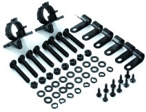 Chick Black Dual Air Compressor con el montaje de los accesorios, del acero y del material de Chrome