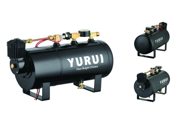 Un buen precio. Compresor de suspensión de elevación de aire duradero 2 en 1 Kit de fuente de aire para automóviles con tanque de aire de 1,0 galones en línea