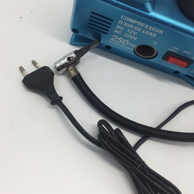 Compresores de aire de plástico para vehículos con ancho de banda portátil neumático de automóvil bomba de aire eléctrica para neumáticos