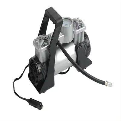 Inflador de neumáticos de automóviles DC 12v Compresor de aire automático de presión metálica con caja de plástico