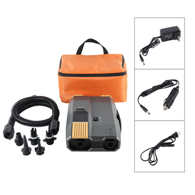 La bomba eléctrica SUP más rápida 12V y línea de alimentación AC inflar desinflarse como un tiburón hasta 20psi con pantalla digital automática