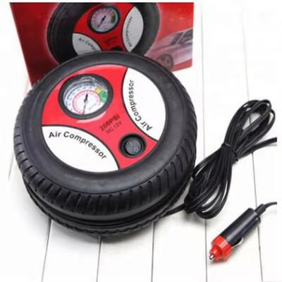 Compresor de aire para automóviles de plástico ABS eléctrico DC12V bomba de inflación de neumáticos con encendedor
