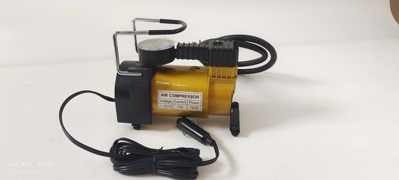 Compresor de aire de metal portátil DC12v neumático de automóvil de cilindro único bomba de inflador de neumáticos de automóvil inflación rápida