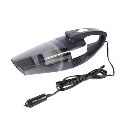 DC12V aspiradora de automóviles portátil con encendedor de cigarrillos lámpara LED plástico negro