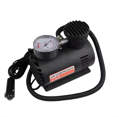 Compresor de aire DC12v de plástico con enchufe para encendedor de cigarrillos