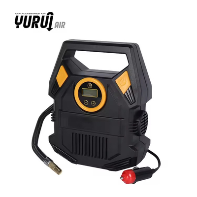 Bomba de compresor de aire para automóviles DC12V con medidor digital para inflación de neumáticos