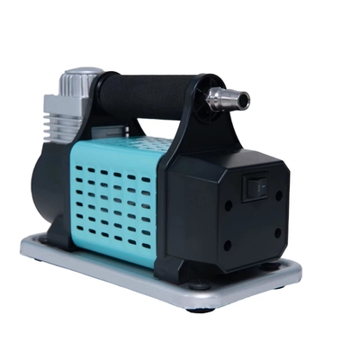 Compresor de aire portátil para automóviles DC12V con manómetro de presión metálico