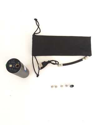 Batería de litio recargable bomba de aire de bola portátil luz LED