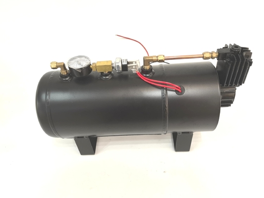 Compresor de suspensión de elevación de aire duradero 2 en 1 Kit de fuente de aire para automóviles con tanque de aire de 1,0 galones