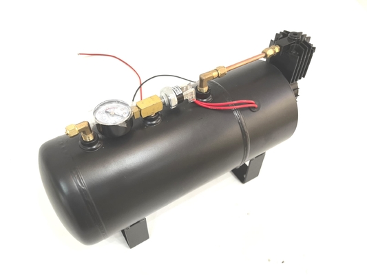 Compresor de suspensión de elevación de aire duradero 2 en 1 Kit de fuente de aire para automóviles con tanque de aire de 1,0 galones