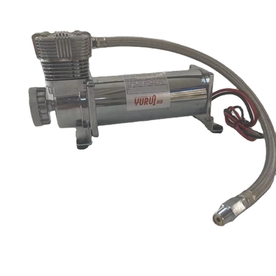 Compresor de suspensión de aire para automóviles de cromo DC12V con bajo ruido