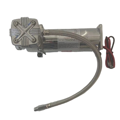 Compresor de suspensión de aire para automóviles de cromo DC12V con bajo ruido