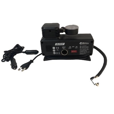 AC110-230V/DC12V Compresor de aire de neumáticos de automóviles con boquilla