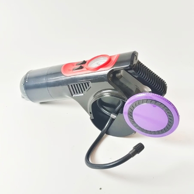 Dc12v Mini aspiradora portátil ABS compresor de aire de plástico de calibre digital