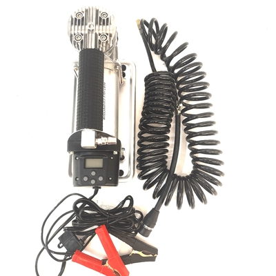 Compresor de aire de automóvil de metal clip de cocodrilo Display digital de cilindro único bomba de aire de inflación de automóvil