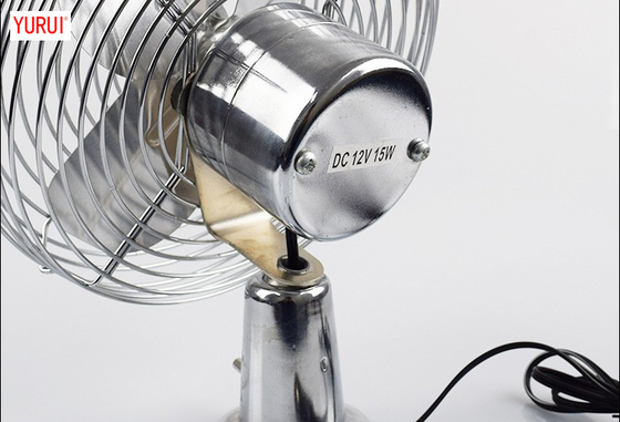 Ventilador 6" color plata del coche portátil del camión garantía de un año oscilante