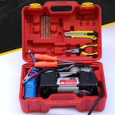 Choques eléctricos portátiles de plata del aire del compresor de aire 12v de los compresores de aire del vehículo para los camiones