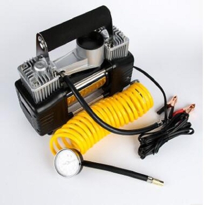 Compresores de aire dobles del vehículo del cilindro YF662B 180w 150psi en color plata