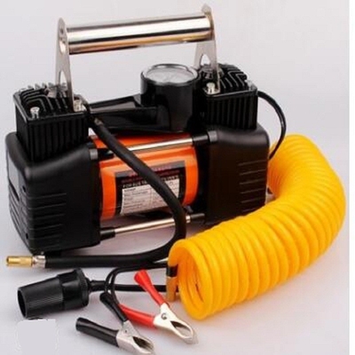 compresor de aire del coche 180w 12v, compresor de aire auto de la presión del metal portátil