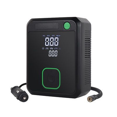 Inflador de neumáticos eléctricos con pantalla LCD digital bomba de aire para automóviles con función de desinflación