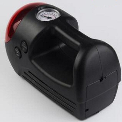 Compresor de aire portátil eléctrico negro, bomba de aire modificada para requisitos particulares para los neumáticos de coche