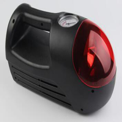 Compresor de aire portátil eléctrico negro, bomba de aire modificada para requisitos particulares para los neumáticos de coche