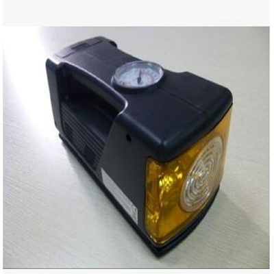 Tres en un color portátil del negro del compresor de aire del coche Dc12v 250psi con la lámpara