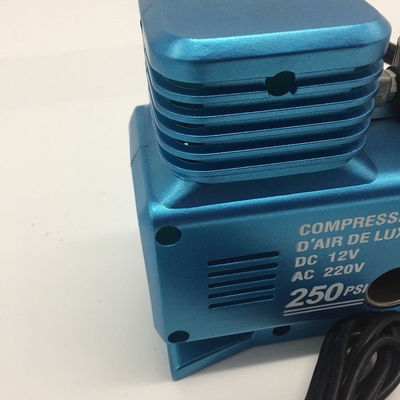 Ac110v - compresores de aire del vehículo de 230v Dc12v 250psi con el material plástico