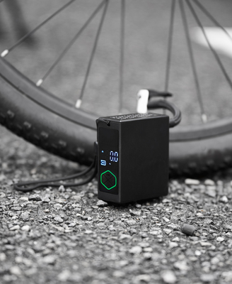 Motocicleta / bicicleta eléctrica Apto 150psi neumático eléctrico portátil bomba de aire pantalla digital batería de 1000mAh