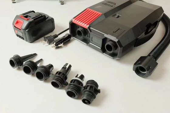 Bomba eléctrica recargable de soporte portátil para tablero de remo Bomba de aire digital sin cables