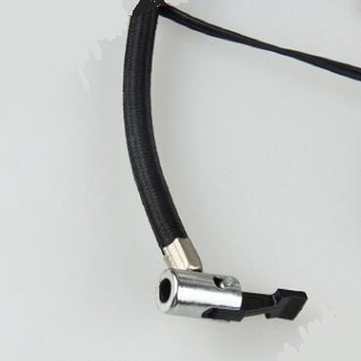 Manguera blanca de Mini Air Pump With los 45cm, compresor de aire resistente de mano del coche