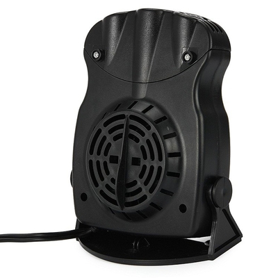 El calentador de fan portátil de dos interruptores 150w, plástico negro tapa en calentador del coche