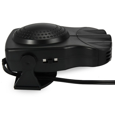 El calentador de fan portátil de dos interruptores 150w, plástico negro tapa en calentador del coche