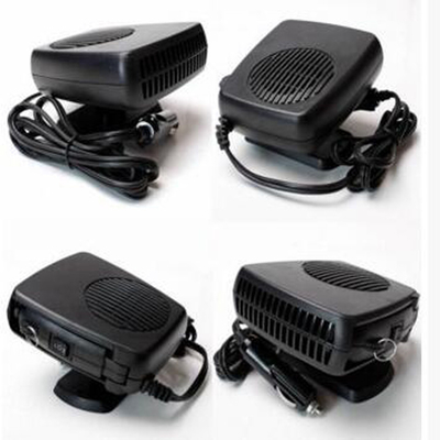 Un buen precio. Color negro de los calentadores portátiles plásticos del coche de DC 12v con el fan/Heater Function en línea