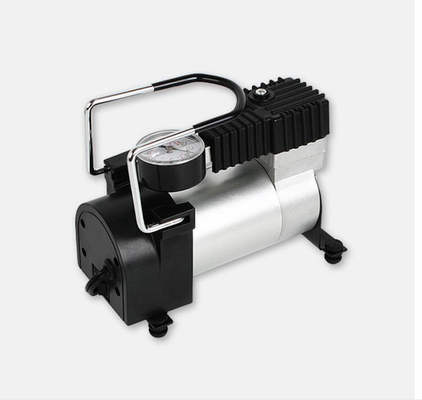 Un buen precio. compresor de aire portátil del metal 12v para cilindro color plata del negro del coche el solo en línea